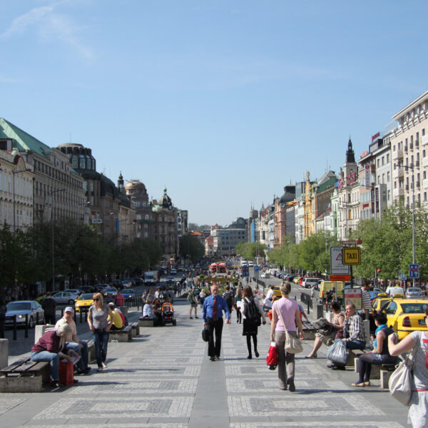 Wenceslasplein - Praag - Tsjechië