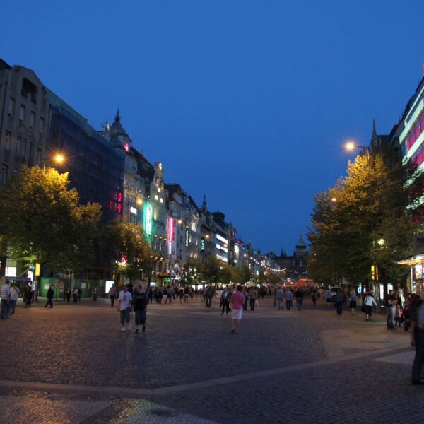 Wenceslasplein - Praag - Tsjechië