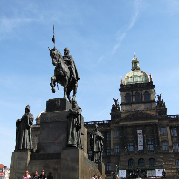 Wenceslasplein - Praag - Tsjechië