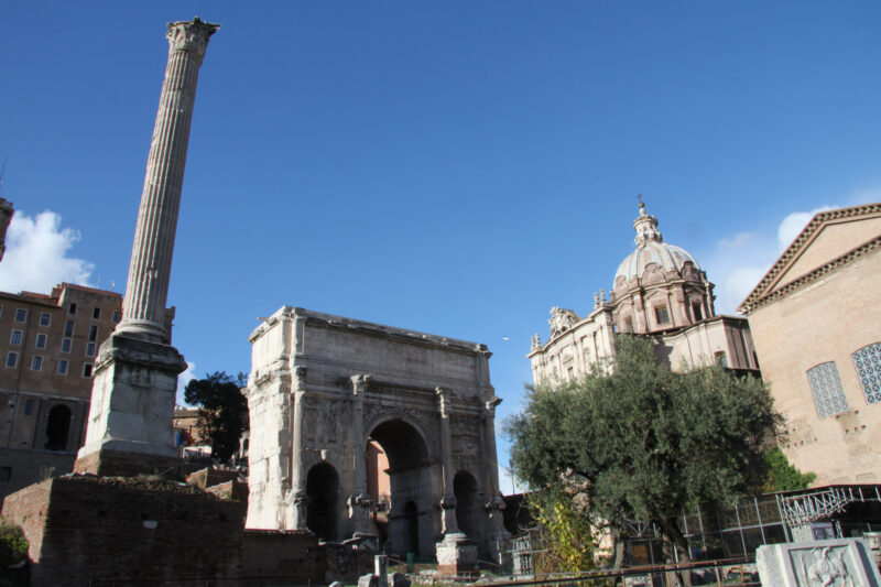 Boog van Septimius Severus - Rome - Italië