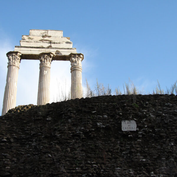 Tempel van Castor en Pollux - Rome - Italië