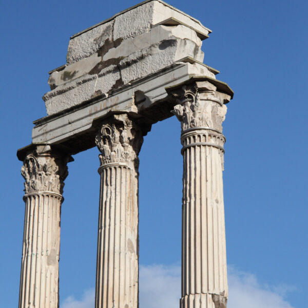 Tempel van Castor en Pollux - Rome - Italië