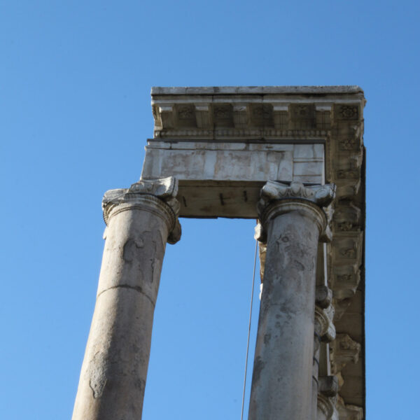 Tempel van Saturnus - Rome - Italië