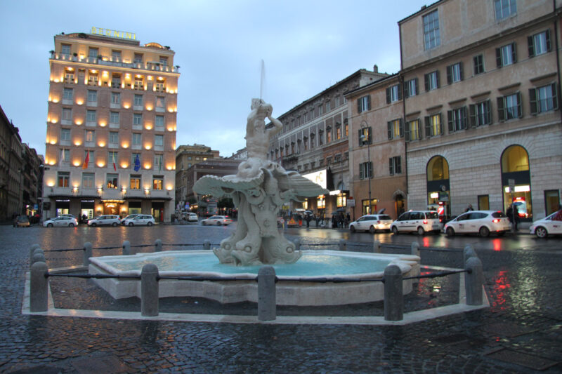 Fontana del Tritone - Rome - Italië
