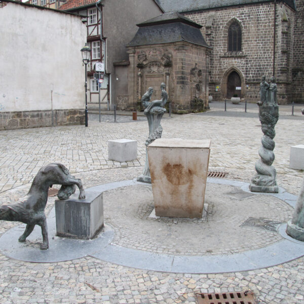 Kornmarkt - Quedlinburg - Duitsland