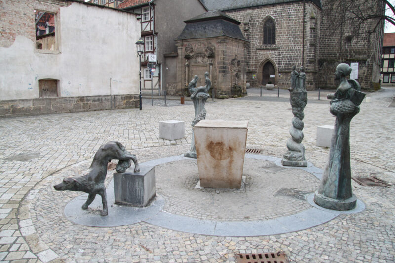Kornmarkt - Quedlinburg - Duitsland