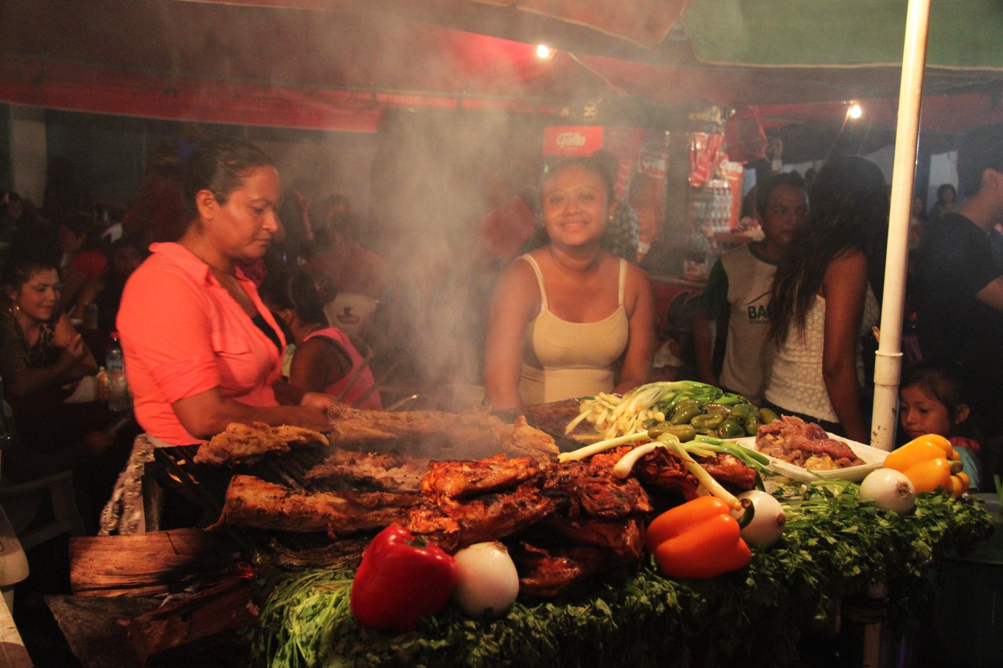 Guatemala 2015 - dag 9 - Eten op de straten van Flores