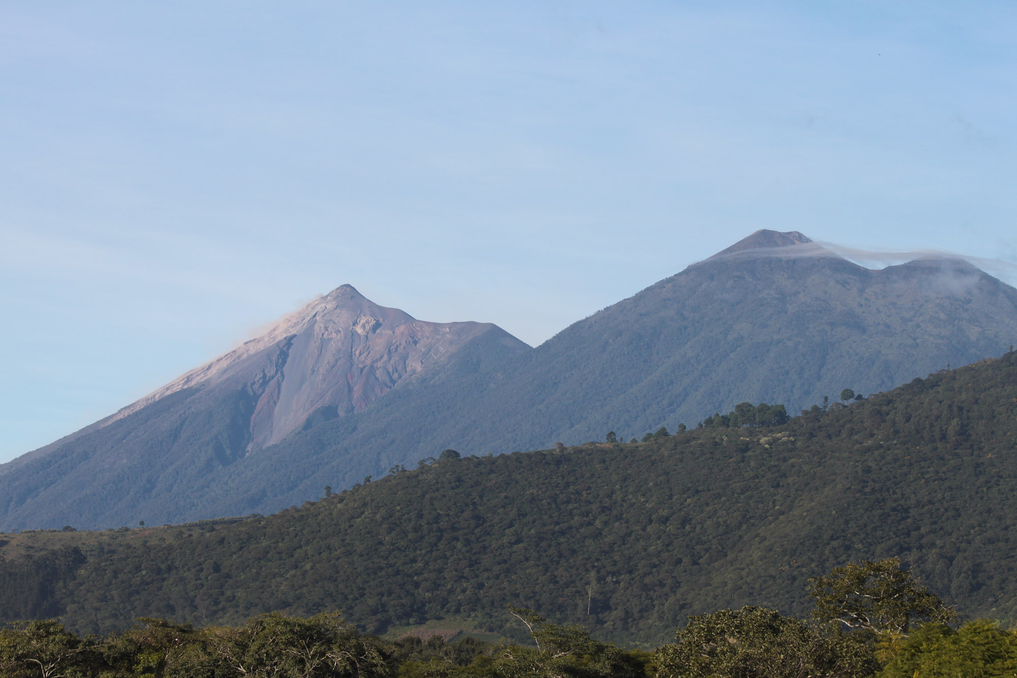 Top 5 vulkanen die je moet beklimmen in Guatemala - Volcán Acatenango en Volcán de Fuego