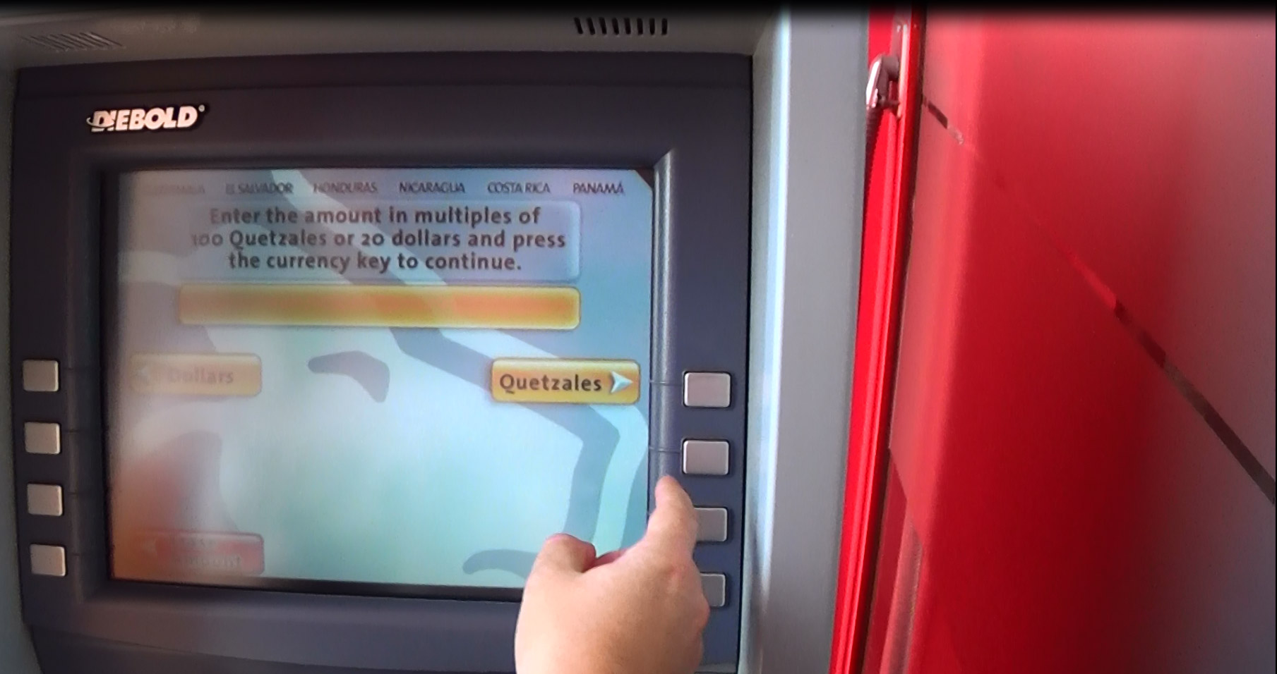 levering willekeurig toegang Bankautomaten, pinnen en andere geldproblemen in Guatemala