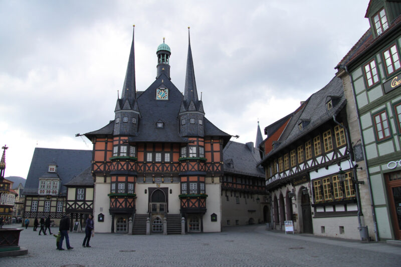 Histrische Rathaus - Wernigerode - Duitsland