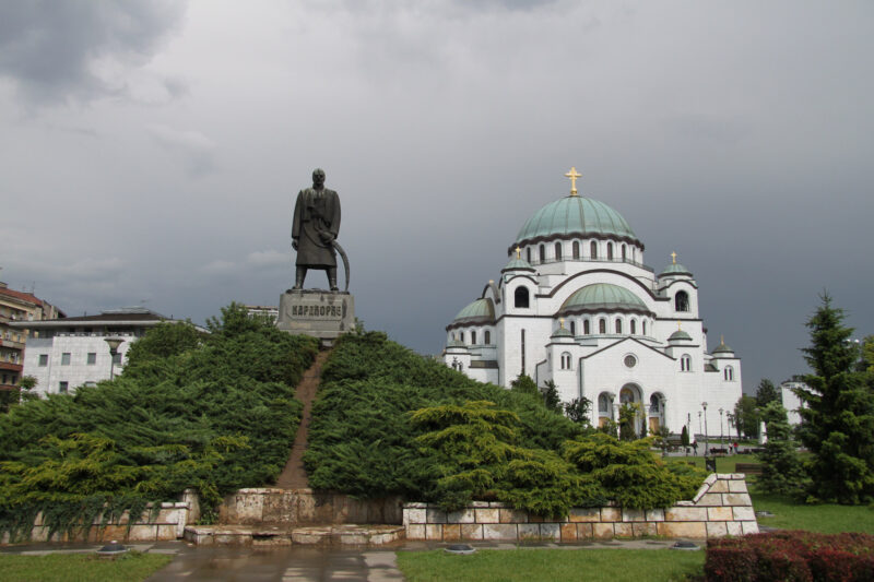Karađorđe standbeeld - Belgrado - Servië