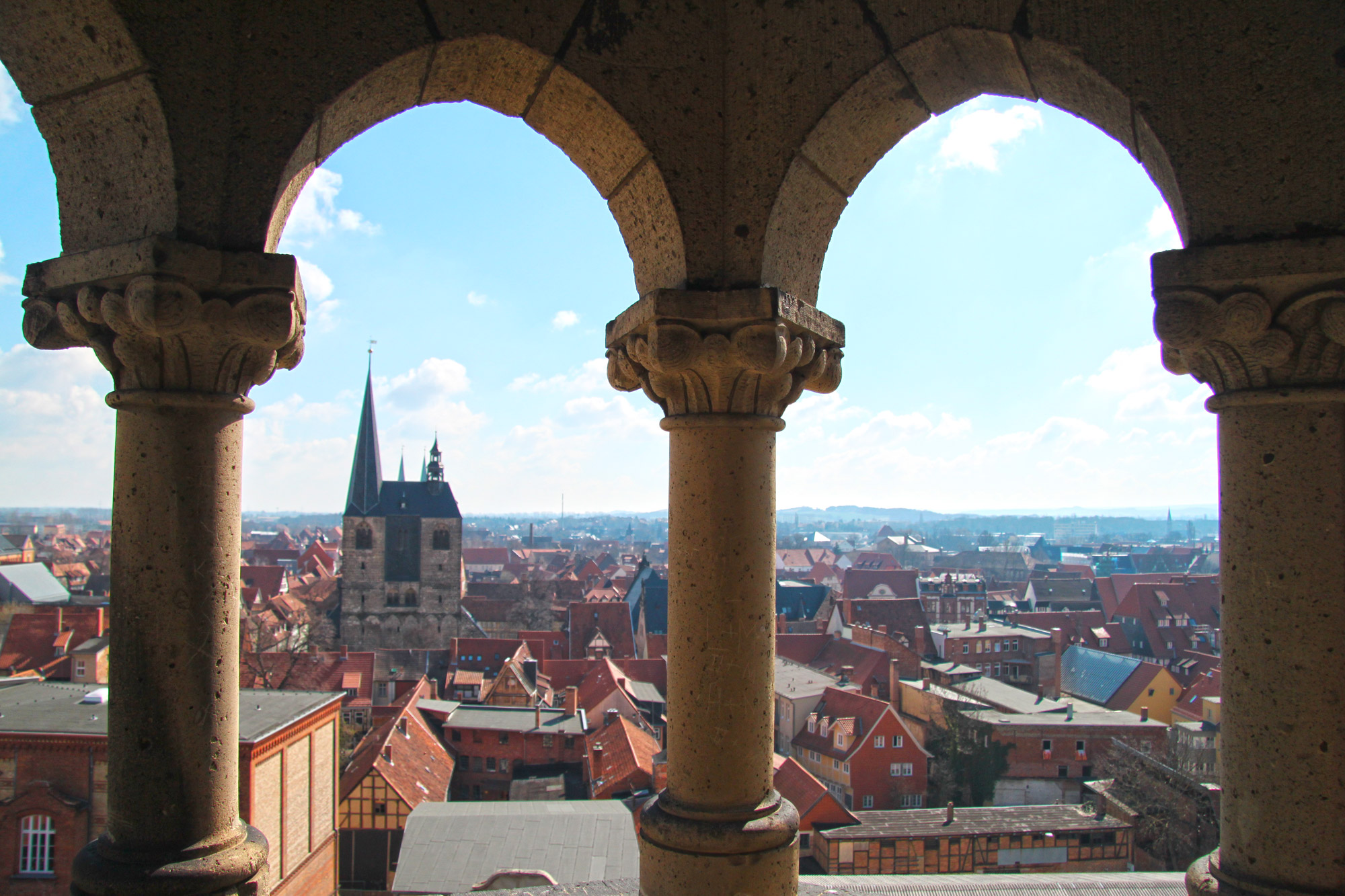 Top 5 must-do's in Quedlinburg - Beklim de toren van Villa Lindenbein