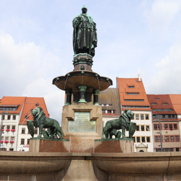 Brunnendenkmal Otto der Reiche - Freiberg - Duitsland