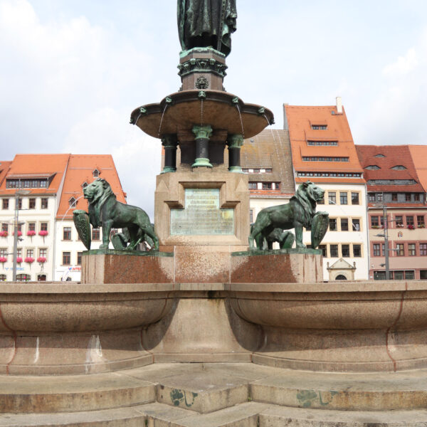 Brunnendenkmal Otto der Reiche - Freiberg - Duitsland