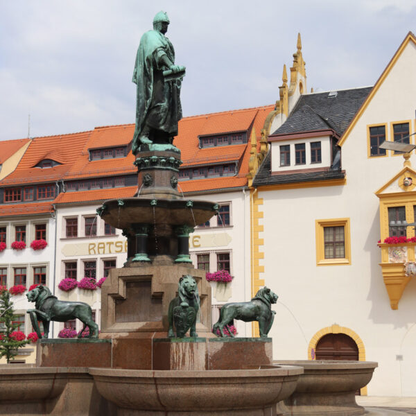 Brunnendenkmal Otto der Reiche - Freiberg - Duitsland