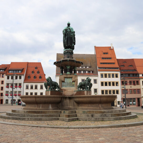 Brunnendenkmal Otto der Reiche - Freiberg - Duitsland