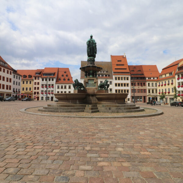 Brunnendenkmal Otto der Reiche - Freiberg - Duitsland