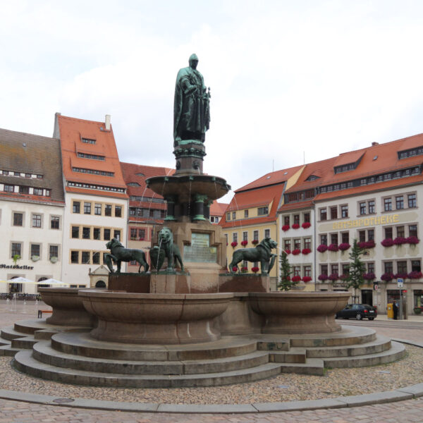 Brunnendenkmal Otto der Reiche - Freiberg - Duitsland