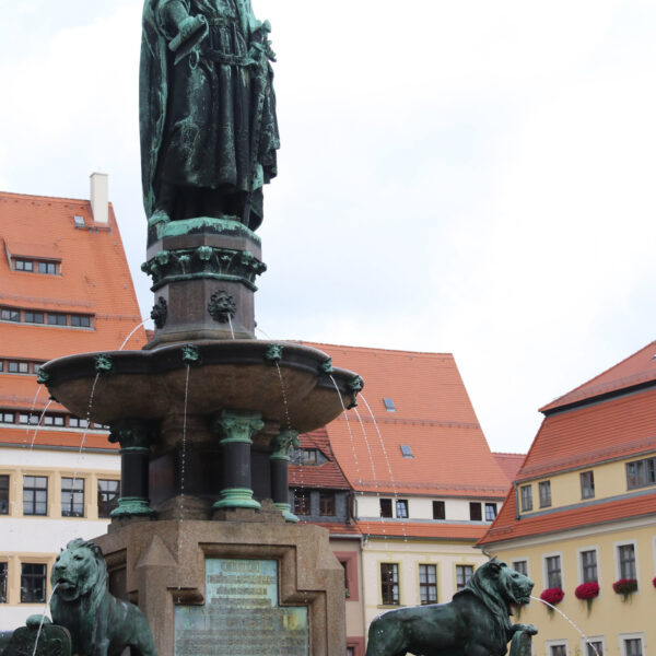 Brunnendenkmal Otto der Reiche - Freiberg - Duitsland