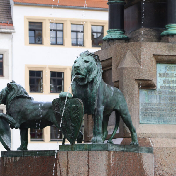 Brunnendenkmal Otto der Reiche - Freiberg - Duitsland