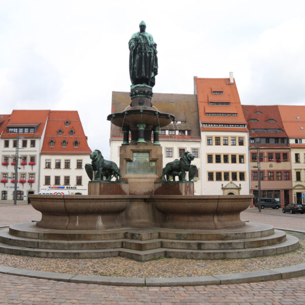 Brunnendenkmal Otto der Reiche - Freiberg - Duitsland