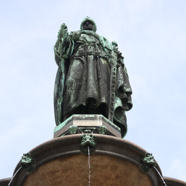 Brunnendenkmal Otto der Reiche - Freiberg - Duitsland