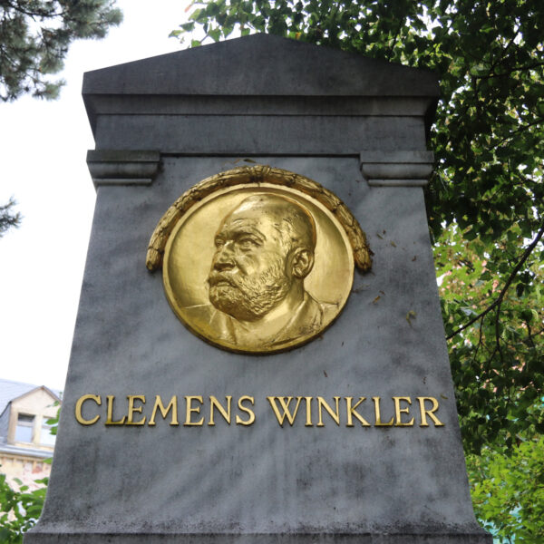 Clemens-Winkler-Denkmal - Freiberg - Duitsland