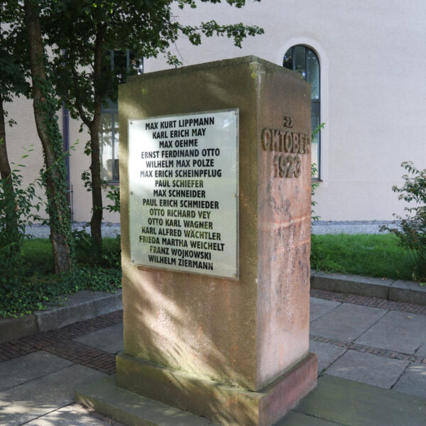 Gedenkstätte für Oktoberopfer - Freiberg - Duitsland