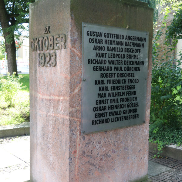 Gedenkstätte für Oktoberopfer - Freiberg - Duitsland