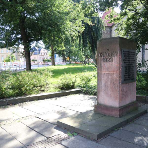 Gedenkstätte für Oktoberopfer - Freiberg - Duitsland