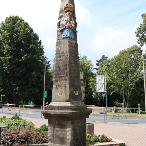 Mijlpalen in Freiberg - Freiberg - Duitsland