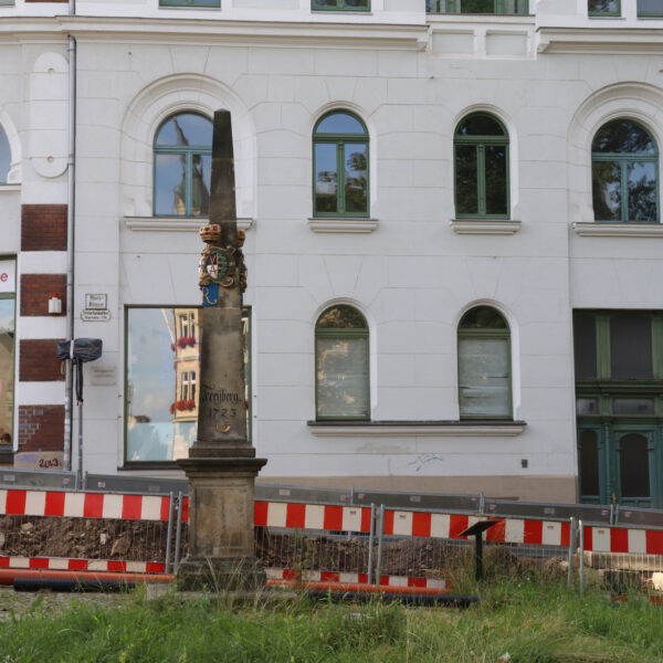 Mijlpalen in Freiberg - Freiberg - Duitsland