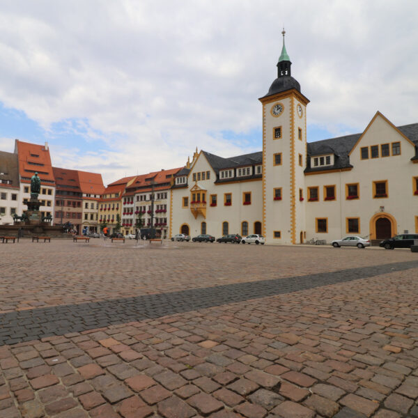 Obermarkt - Freiberg - Duitsland