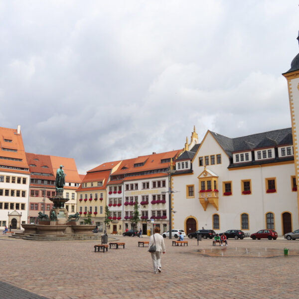 Obermarkt - Freiberg - Duitsland