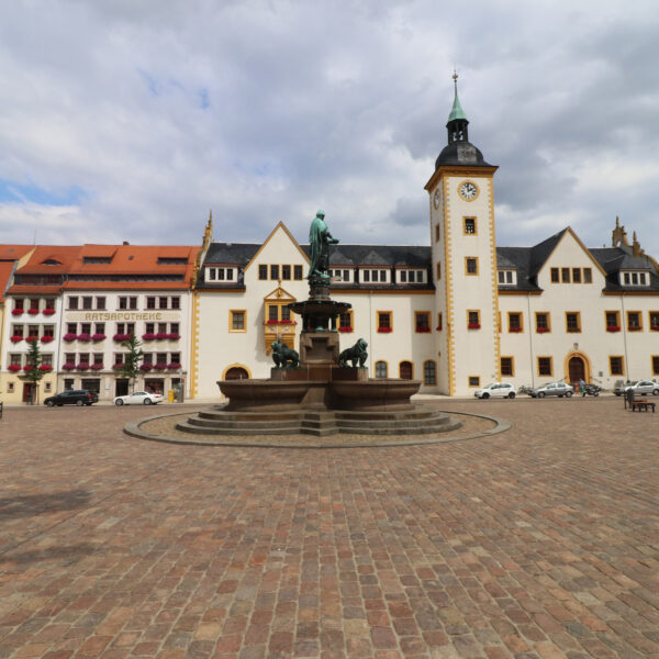 Obermarkt - Freiberg - Duitsland