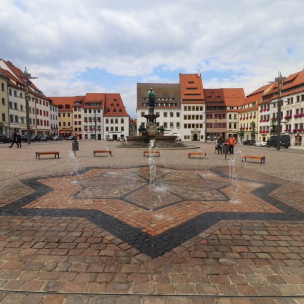 Obermarkt - Freiberg - Duitsland