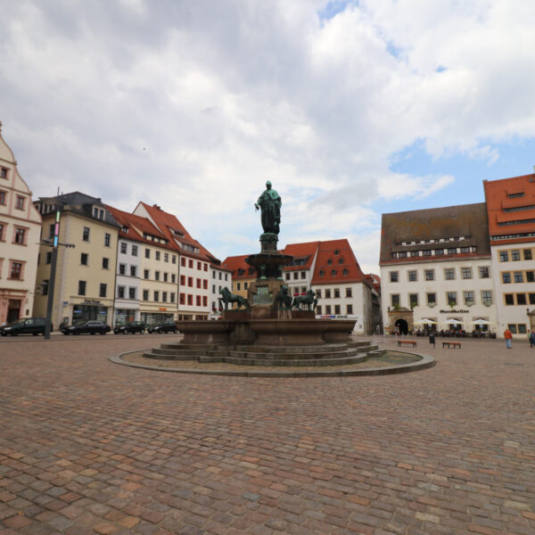 Obermarkt - Freiberg - Duitsland