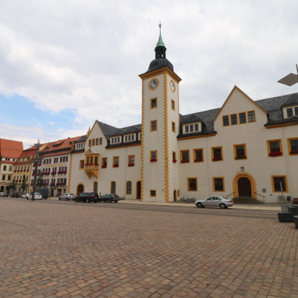 Rathaus - Freiberg - Duitsland