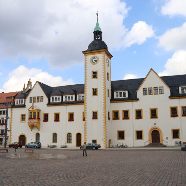 Rathaus - Freiberg - Duitsland