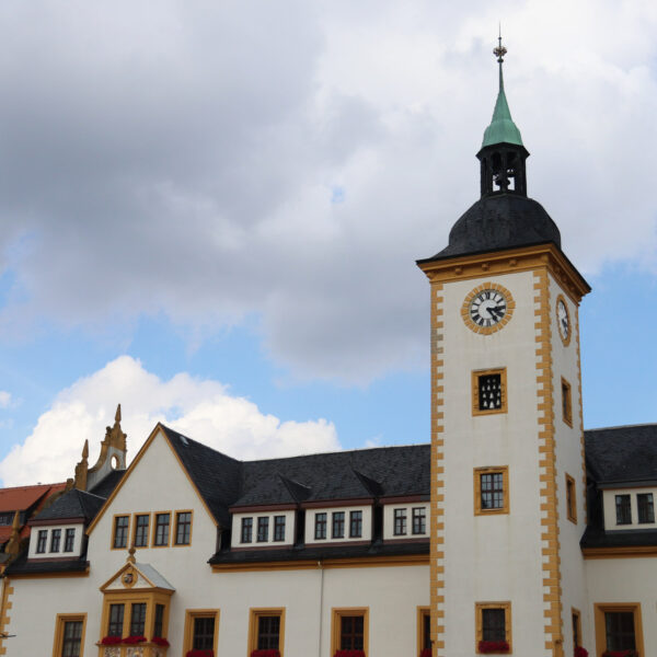 Rathaus - Freiberg - Duitsland