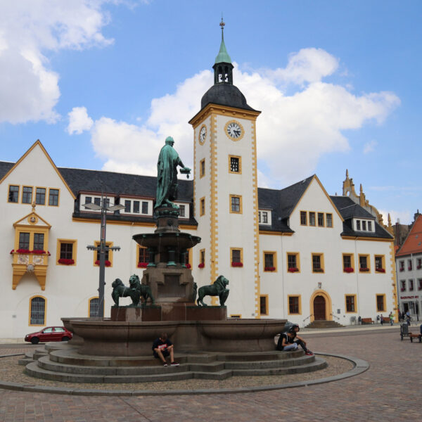Rathaus - Freiberg - Duitsland