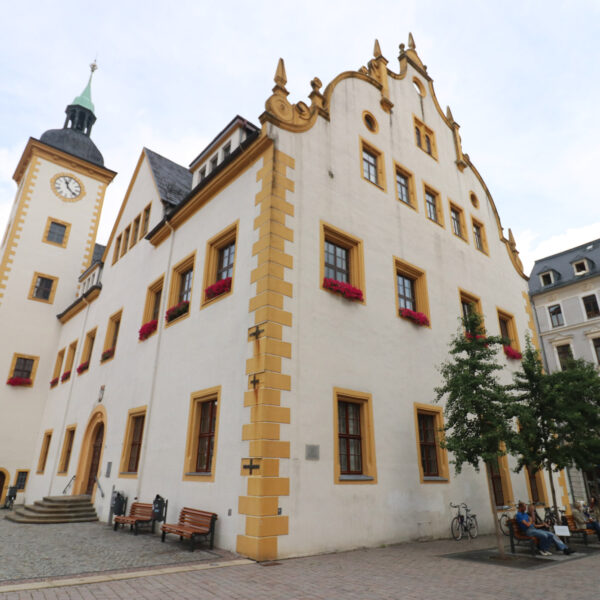 Rathaus - Freiberg - Duitsland