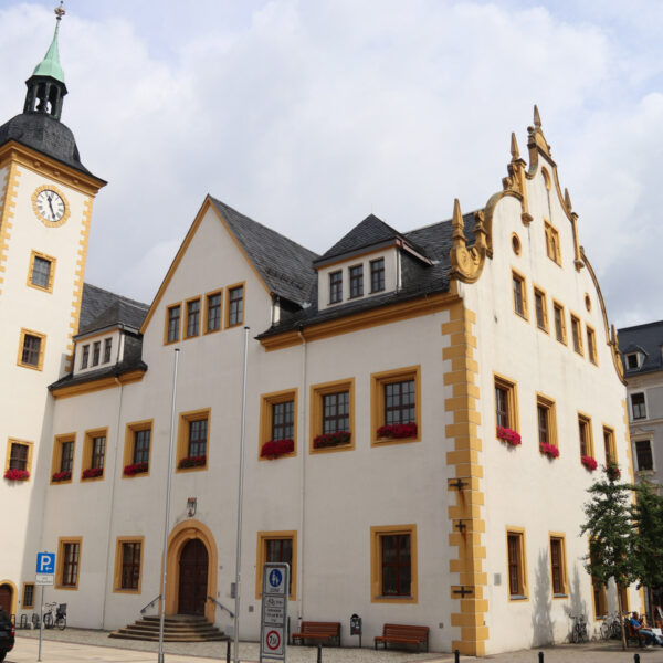 Rathaus - Freiberg - Duitsland