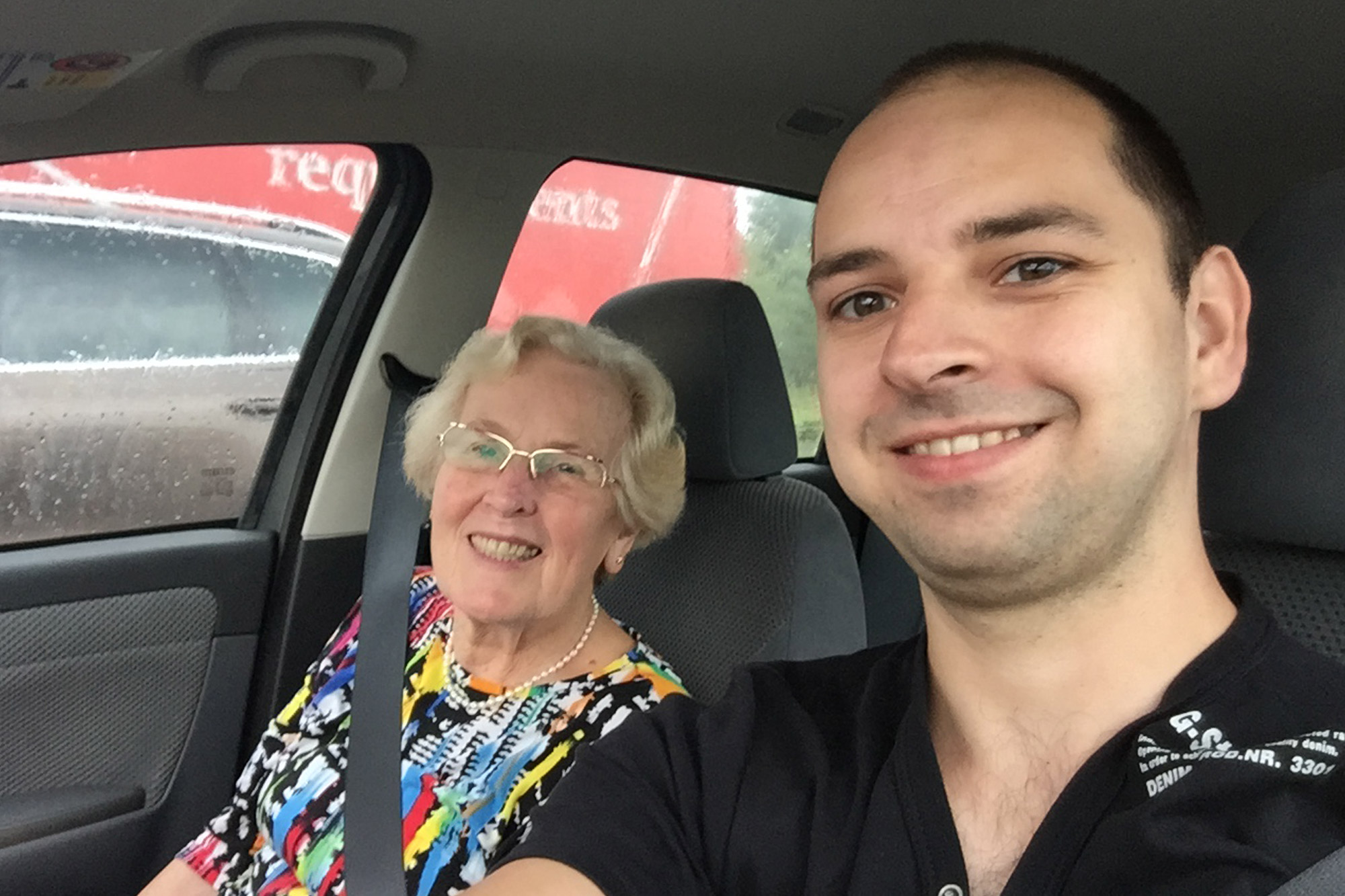 Freiberg ontdekken met oma - In de auto met oma