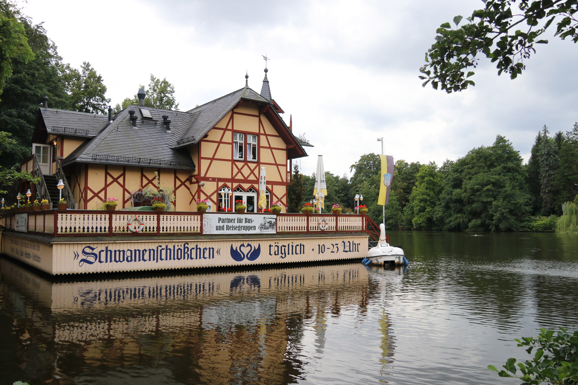 Freiberg ontdekken met oma - Het leuke en gezellige Schwanenschlosschen