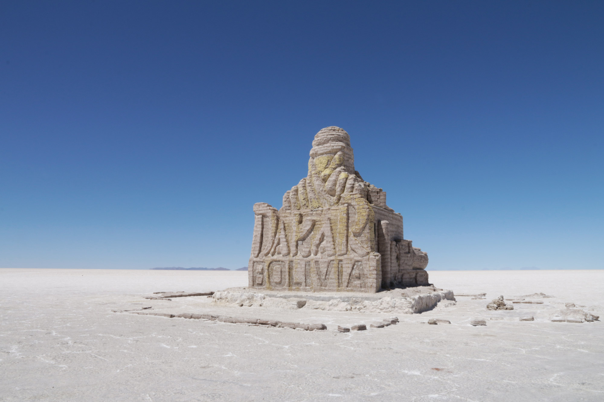 Reisverslag Bolivia: 's wereld grootste zoutvlakte - Dakar Rally monument