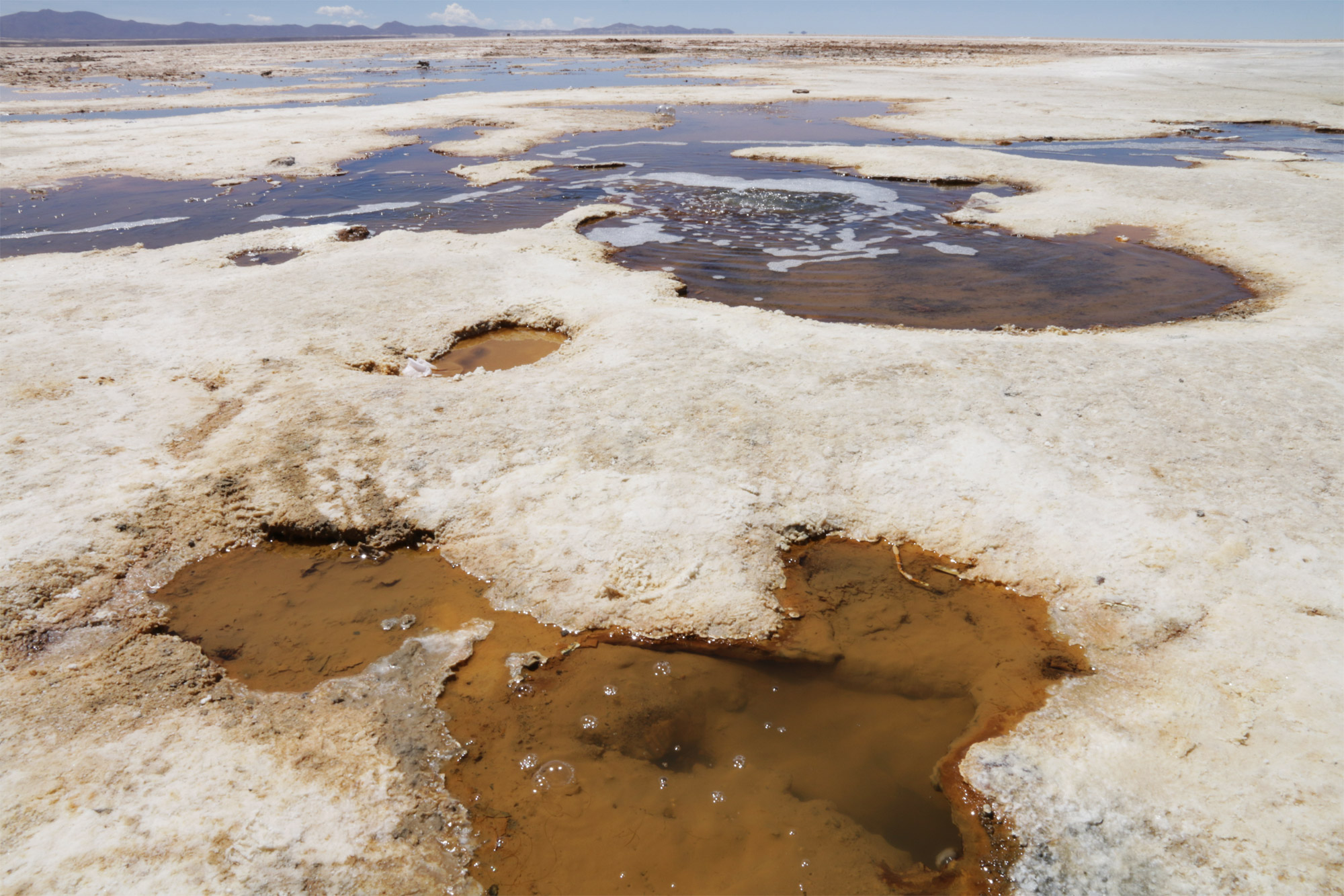 Reisverslag Bolivia: 's wereld grootste zoutvlakte - Vulkanische activiteiten op de Salar de Uyuni