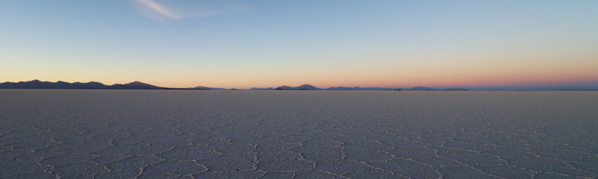 Reisverslag Bolivia: 's wereld grootste zoutvlakte - Zonsopkomst op de Salar de Uyuni