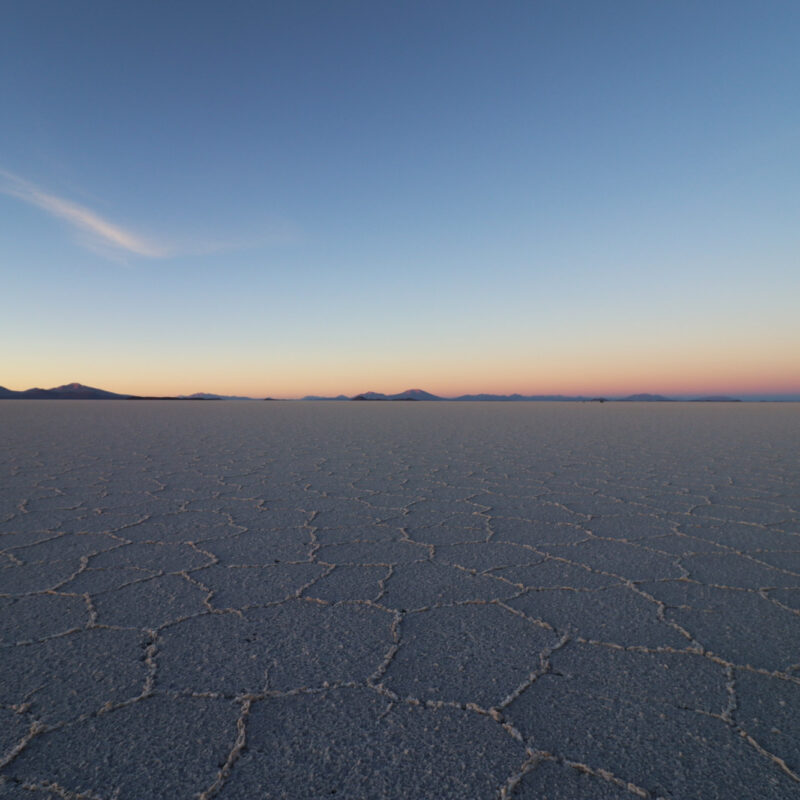 Reisverslag Bolivia: 's wereld grootste zoutvlakte - Zonsopkomst op de Salar de Uyuni