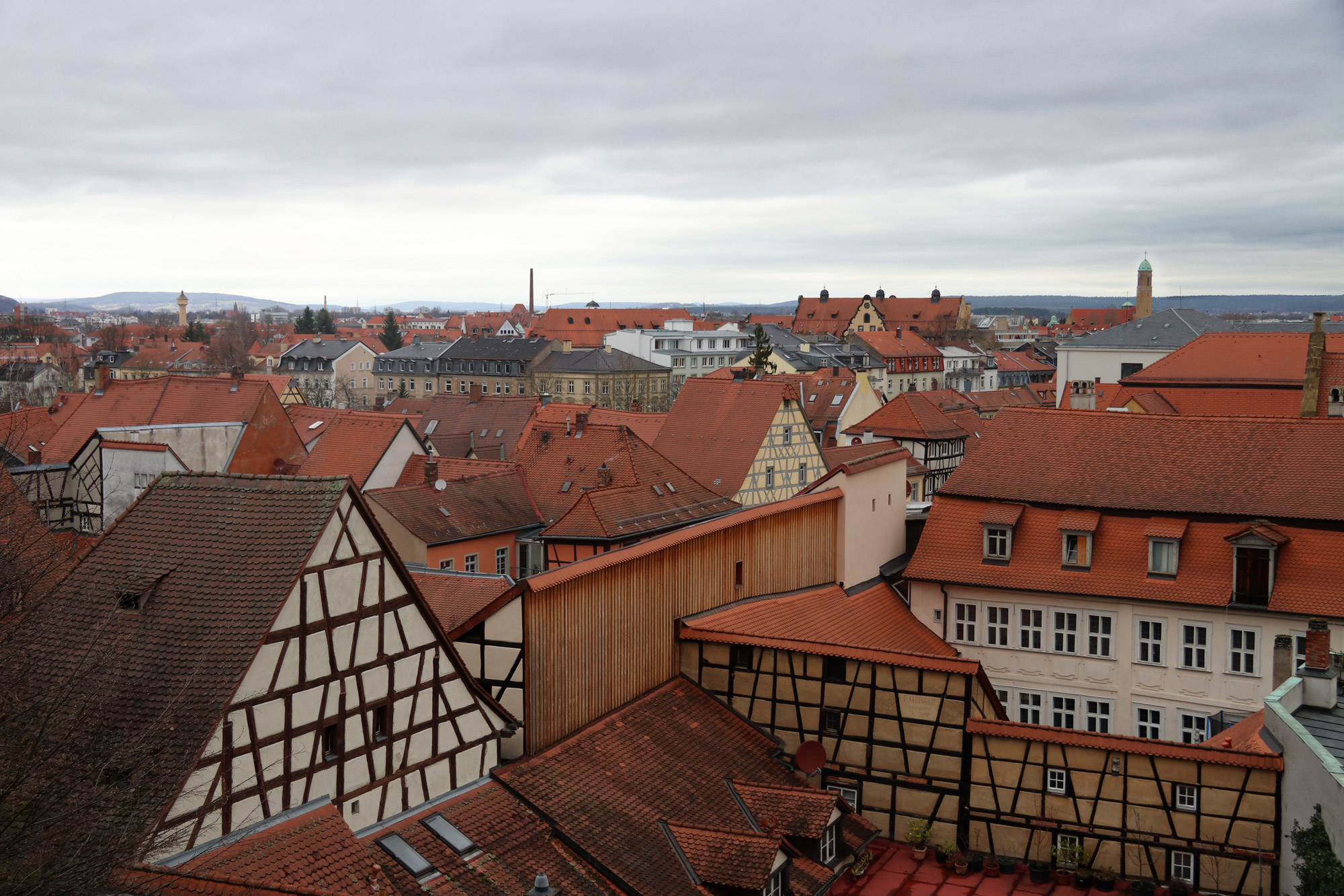 Bamberg in 10 beelden - Uitzicht vanaf de Neuer Residenz